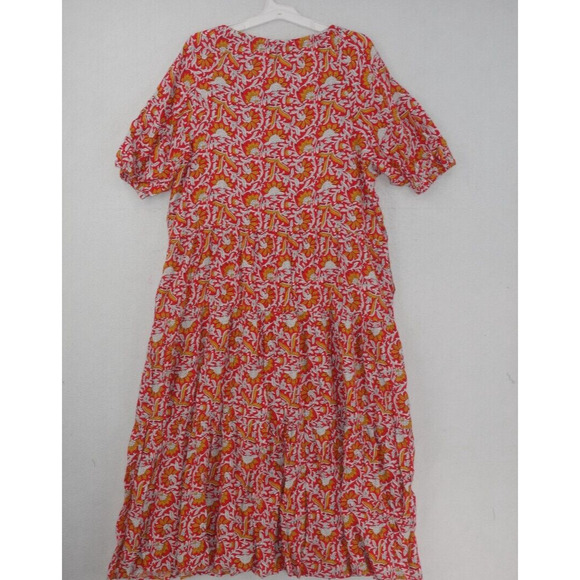 NEW Elliott Lauren Under The Tuscan Sun Gathered Tiered Maxi Dress Women's XL - Picture 9 of 9
